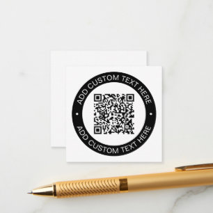 Tarjeta De Recepción Reemplazar por su propio código QR cargado o image