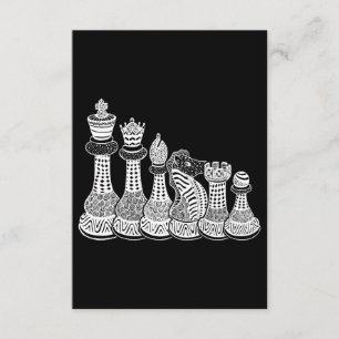 Tarjeta De Recepción Regalo de ajedrez Realmente Me Encantan Las Piez