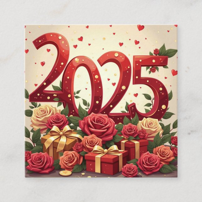 Tarjeta De Recepción Regalo de amigos 2025 (Anverso)