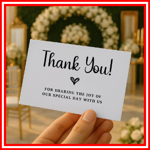 Tarjeta De Recepción Regalo de Boda y Desayuno de Novia
