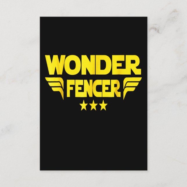 Tarjeta De Recepción Regalo de cercas | Siempre Ganar Todas Las Coincid (Anverso)