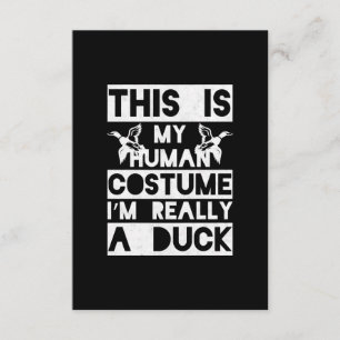 Tarjeta De Recepción Regalo de Halloween Este Es Mi Disfraz Humano En R