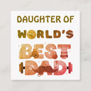 Tarjeta De Recepción Regalo de nombre personalizado para hijo o hija