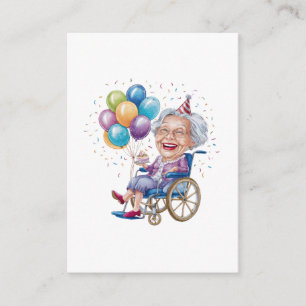 Tarjeta De Recepción Regalo divertido de cumpleaños para abuela anciana
