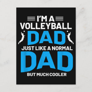 Tarjeta De Recepción Regalo Divertido de Voleibol para Papás y Hombres