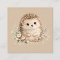 Regalo floral de Cottagecore de erizo Kawaii