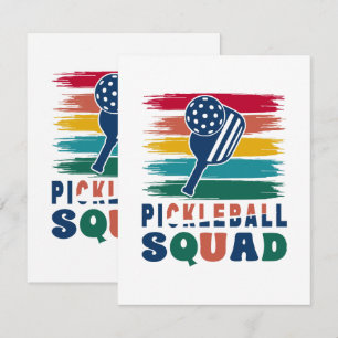 Tarjeta De Recepción Regalo para jugadores de pickleball