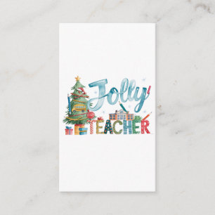 Tarjeta De Recepción Regalo para Maestro Feliz Navidad Maestro Alegre