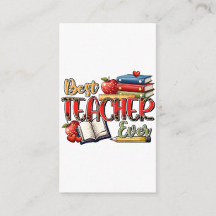 Tarjeta De Recepción Regalo para Maestro Mejor Maestro del Mundo