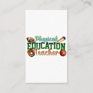 Tarjeta De Recepción Regalo para maestro Profesor de educación física