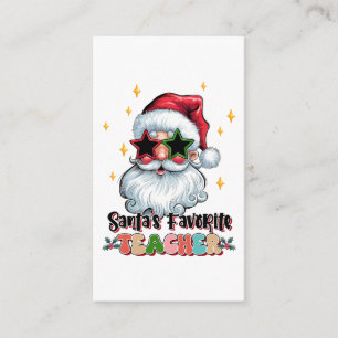 Tarjeta De Recepción Regalo para maestros El maestro favorito de Sant