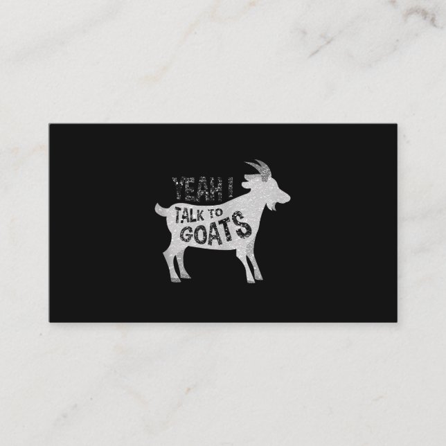 Tarjeta De Recepción Regalos de cabra para los amantes de la cabra grac (Anverso)