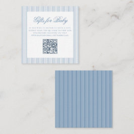 Tarjeta De Recepción Regalos para Baby Boy Blue Online Registro de códi