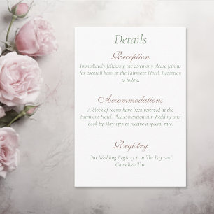 Tarjeta De Recepción Regency Bridgerton Pink Roses Cameos