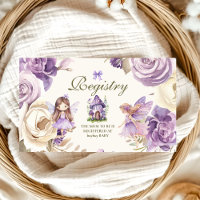 Registro de Baby Shower de Fairy Woodland Chica