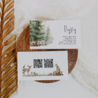 Registro de bebés de animales de bosque de bosques