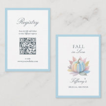 Registro de Boda de Calabaza Azul de Enamorarse