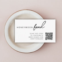 Registro de Boda de código QR del Fondo de luna de