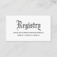 Registro de Bodas góticos