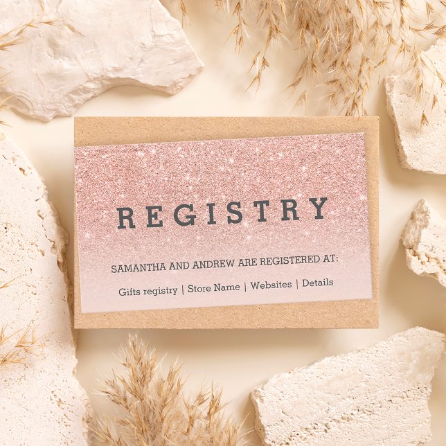 Tarjeta De Recepción Registro de bodas rosa rosa rosa rosa del purpurin (Subido por el creador)