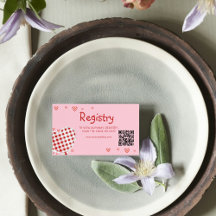 Registro de código QR Retro Valentines Bridal Show
