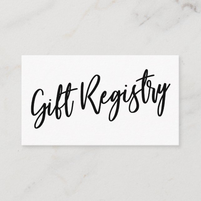 Tarjeta De Recepción Registro de donativos en blanco y negro (Anverso)