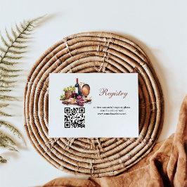 Tarjeta De Recepción Registro de duchas de novias de Charcuterie Board