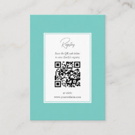 Tarjeta De Recepción Registro de duchas nupciales de novias de Novia y 