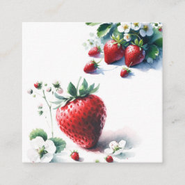 Tarjeta De Recepción Registro de fresas