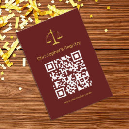 Tarjeta De Recepción Registro de Graduados Profesionales Jurídicos