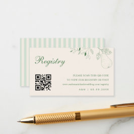 Tarjeta De Recepción Registro de regalo del Boda de código Qr Perfecto