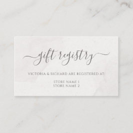 Tarjeta De Recepción Registro de Regalos Bodas Floral Pink Cherry Bloss