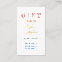 Registro de regalos de Boda gay floral arcoíris