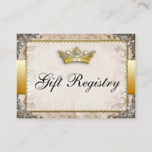 Tarjeta De Recepción Registro de regalos de Bodas de libros de historia