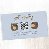 Registro de regalos de Little Bear Cub Baby Shower