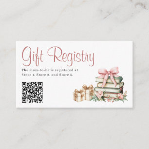 Tarjeta De Recepción Registro de regalos para baby shower Nuevo Capítul