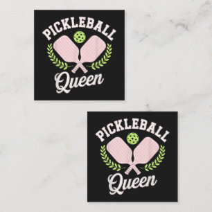 Tarjeta De Recepción Reina de Pickleball Divertida Jugadora de Pickleba
