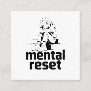 Tarjeta De Recepción Reinicio Mental – Edición de Reflexión Silenciosa