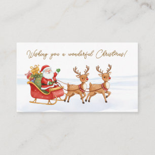 Tarjeta De Recepción Renossanta Navidad
