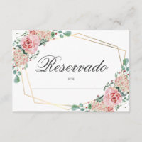 RESERVADO Mesa - Quinceañera española rosa