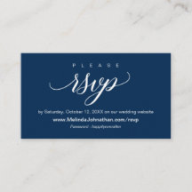 Respuesta del sitio web RSVP en línea, boda