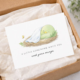 Tarjeta De Recepción Rest Your Wings Mini Insert Cancer Support Card