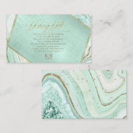 Tarjeta De Recepción Resumen Agate Wishing Well V1 Mint ID827