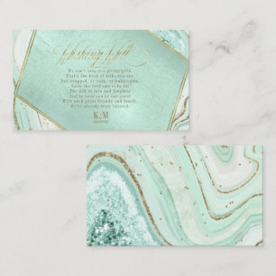 Tarjeta De Recepción Resumen Agate Wishing Well V3 Mint ID827