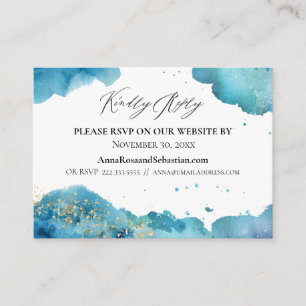 Tarjeta De Recepción *~* Resumen del sitio web del Boda de Wave Beach R