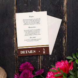 Tarjeta De Recepción Resumen Elegancia Detalles del marco dorado