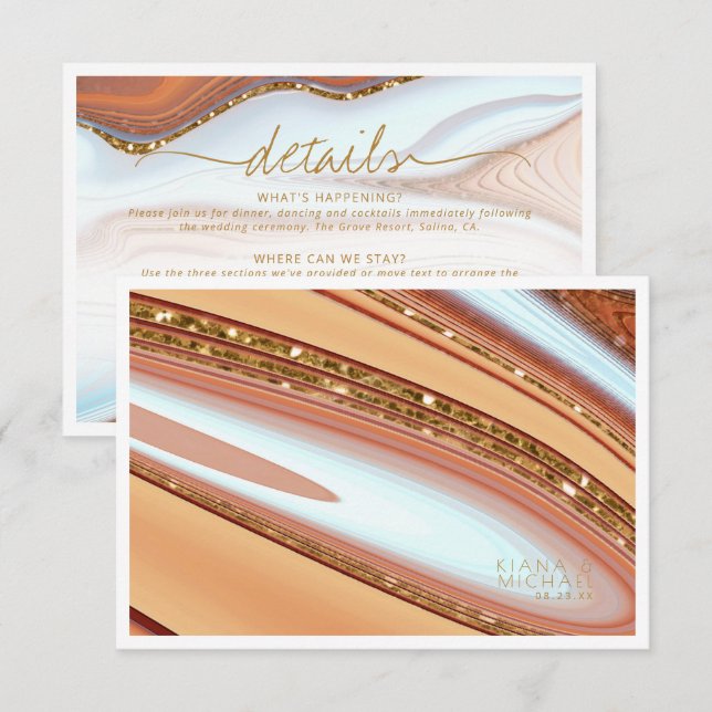 Tarjeta De Recepción Resumen Purpurina Strata Detalles sobre qué SW ID9 (Anverso / Reverso)