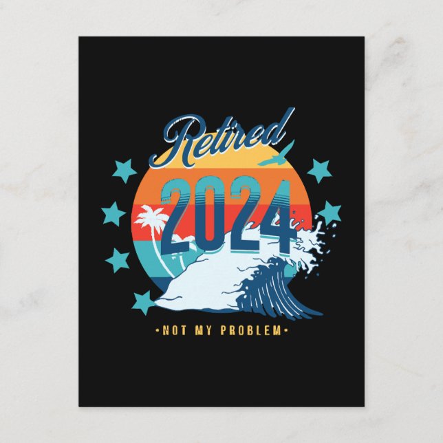 Tarjeta De Recepción Retirado Oficial 2024 (Anverso)