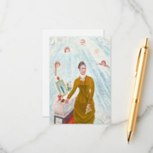 Tarjeta De Recepción Retrato de nuestra enfermera, Margaret Burgess, 19