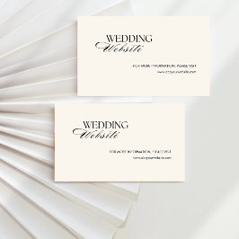 Tarjeta De Recepción Retro Black chequeó el sitio web del boda de diner